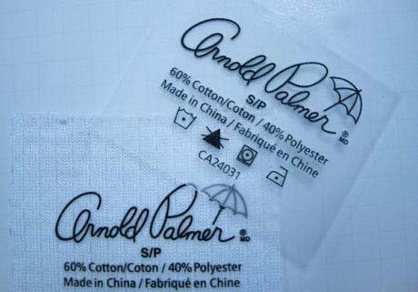 Heat Transfer Fusing Label
