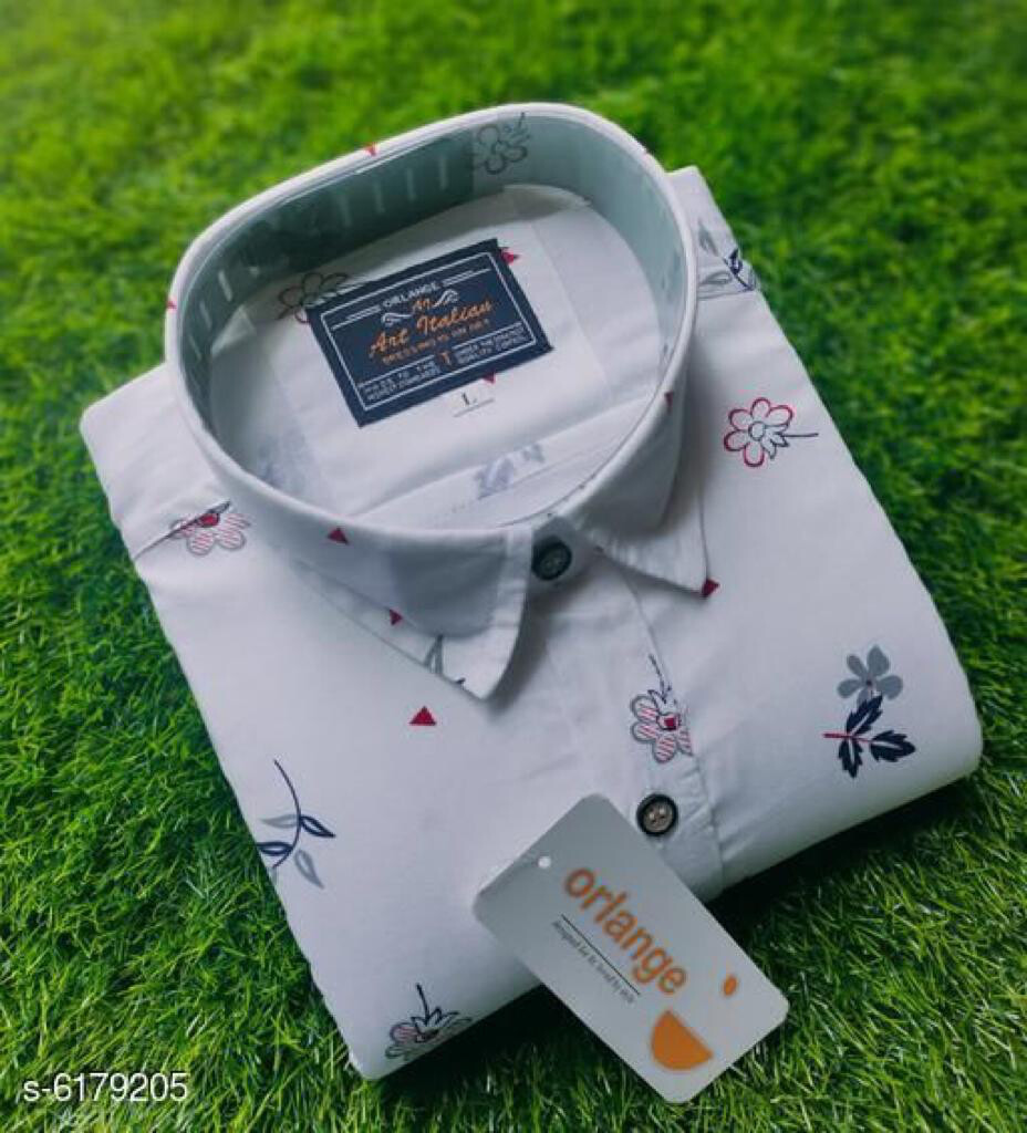 Men Long Sleeves Office Shirt