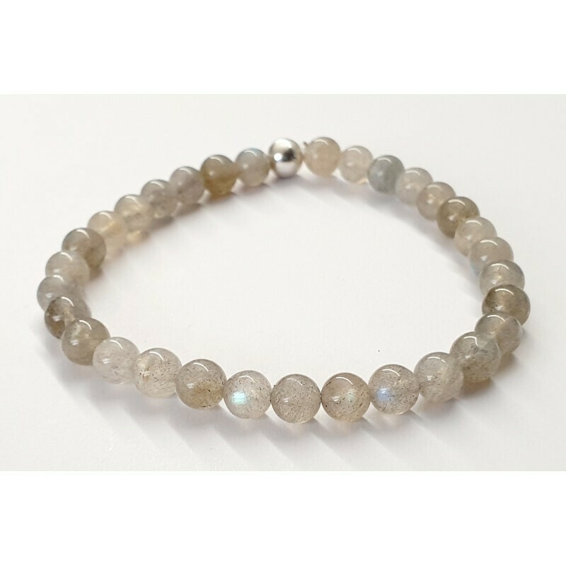 Bracelet labradorite 6mm