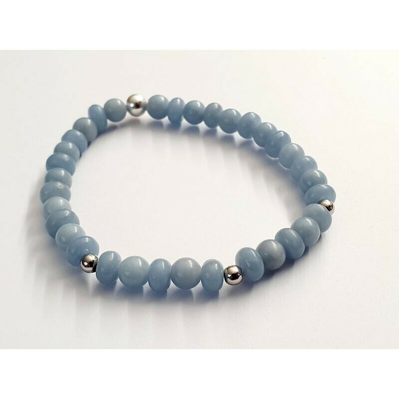 Bracelet angélite 6mm