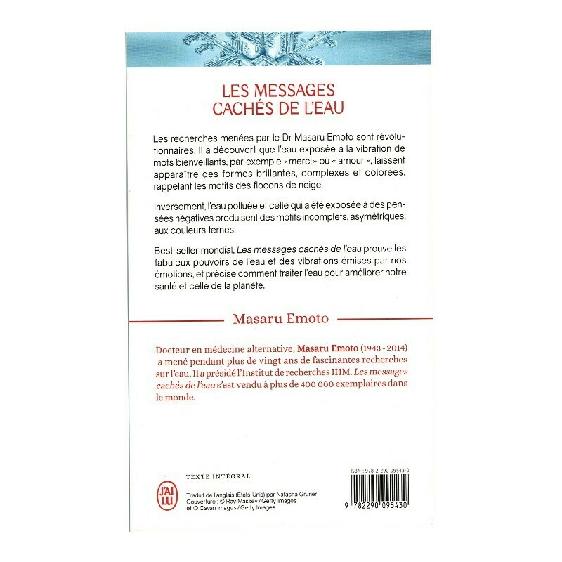 Les messages cachés de l'eau
