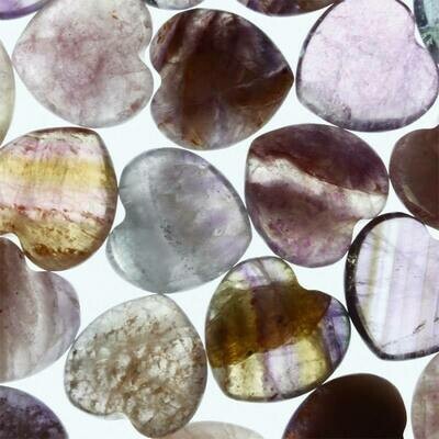 Mini cœur en Fluorite