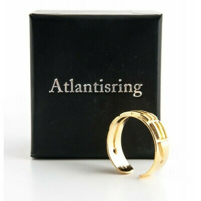 Bague d&#39;Atlante en doré homme