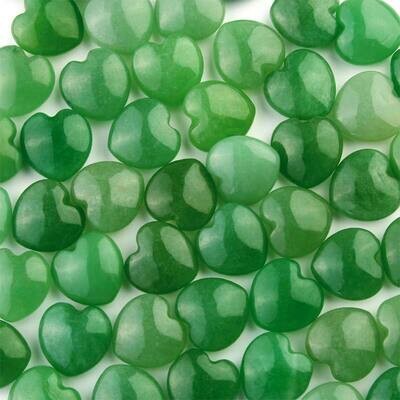 Mini cœur en Aventurine verte