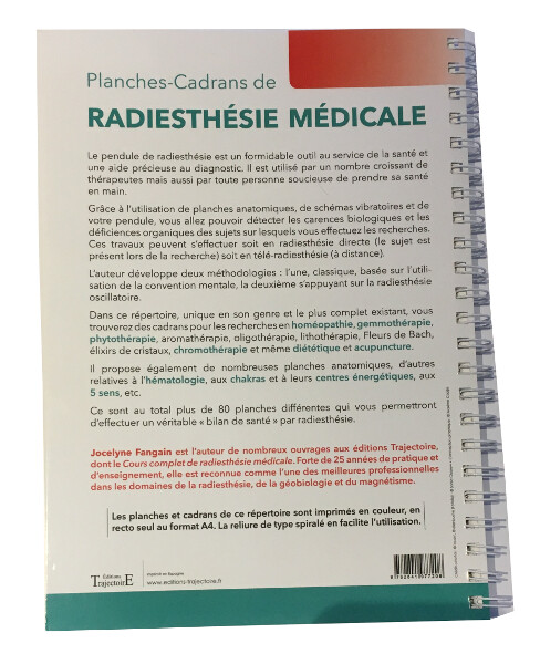 Planches-Cadrans de radiesthésie médicale