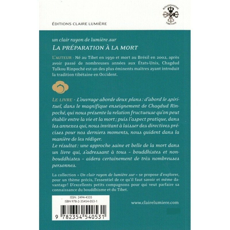 Un clair rayon de lumière sur la préparation à la mort