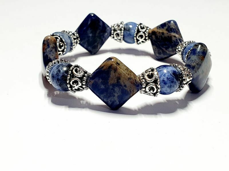 Bracelet Losange sodalite