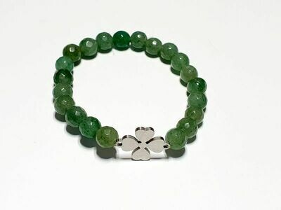 Bracelet Aventurine facettée 8 mm