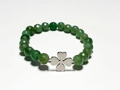 Bracelet Aventurine facettée 8 mm