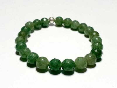 Bracelet Aventurine facettée 8 mm