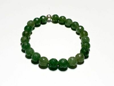 Bracelet Aventurine facettée 8 mm