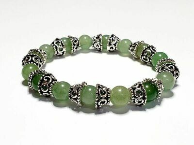 Bracelet Aventurine verte 8 mm