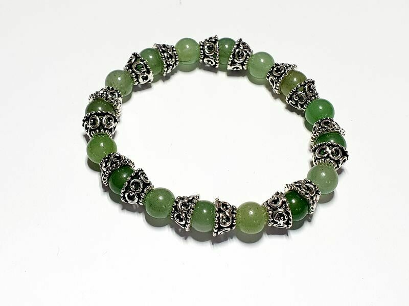 Bracelet Aventurine verte 8 mm