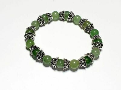 Bracelet Aventurine verte 8 mm