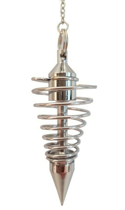 Pendule Spirale Chrome