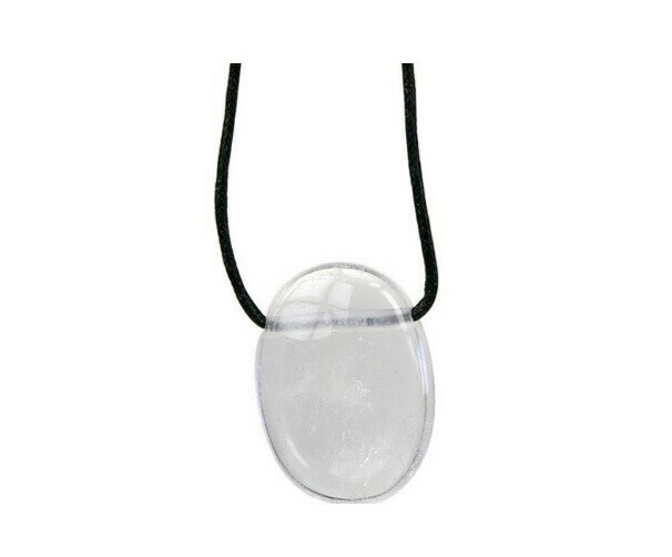 Pendentif Percé en Cristal de Roche