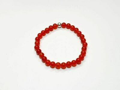 Bracelet Cornaline 6 mm