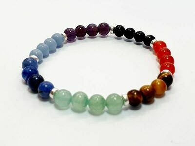 Bracelet 7 Chakra 6 mm