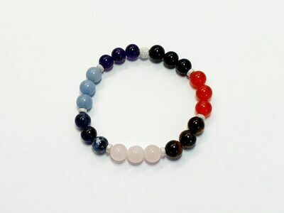 Bracelet 7 chakra 8 mm