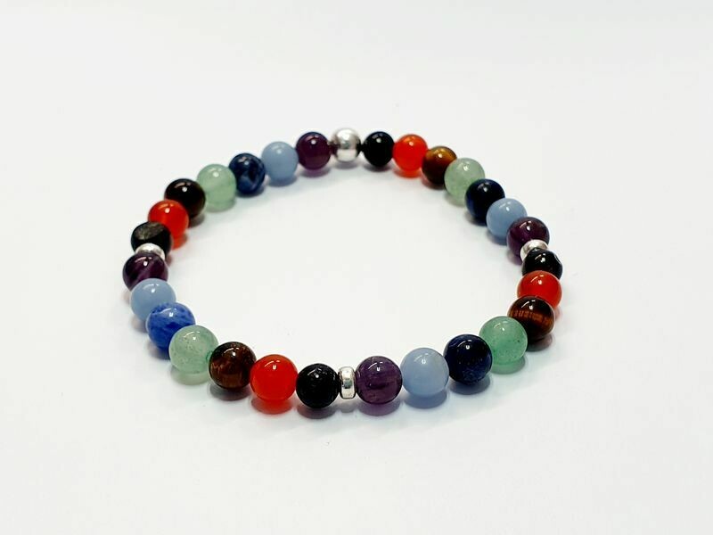Bracelet 7 Chakra 6 mm