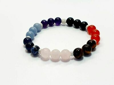 Bracelet 7 chakra 8 mm