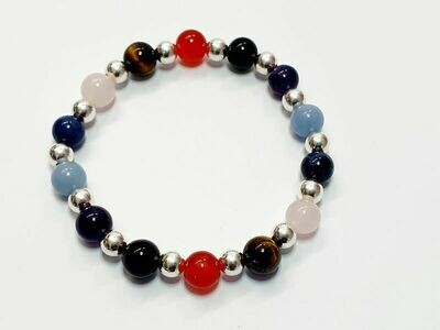Bracelet 7 chakra 8 mm
