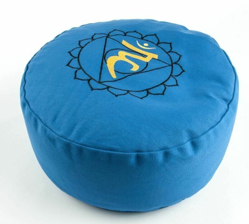 Coussin de méditation chakra de la gorge