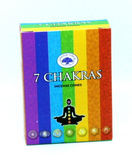 Cône Green tree - 7 chakras
