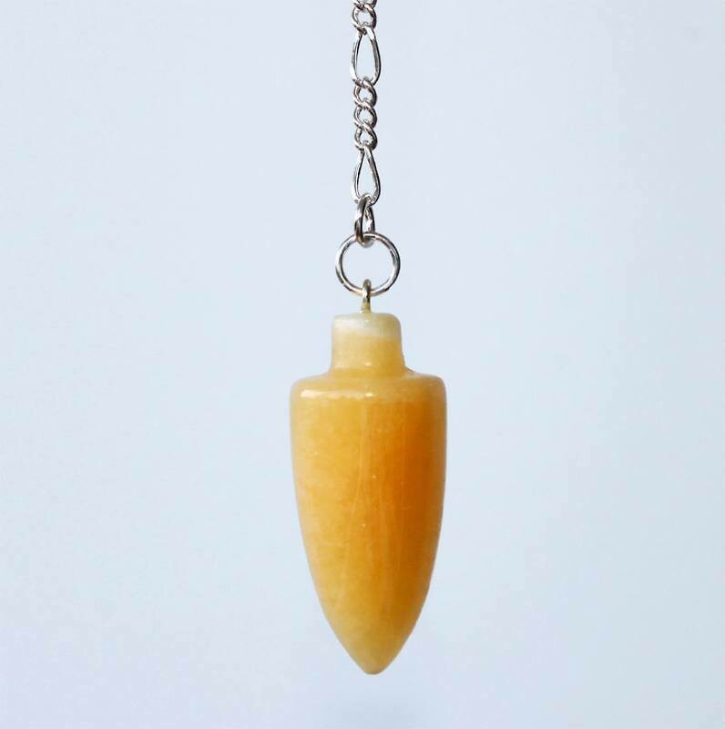 Pendule des druides aragonite