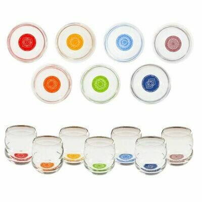 Set de verres des 7 chakras