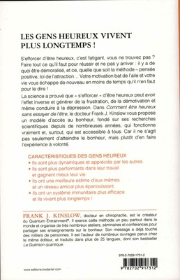 Comment être heureux sans essayer de l'être