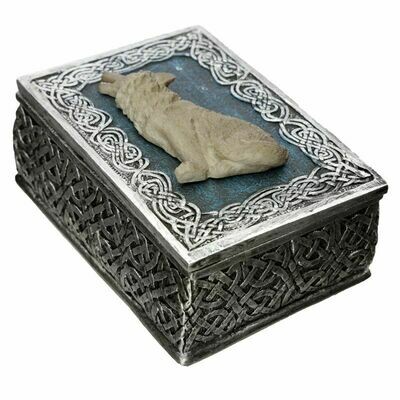 Boîte à bijoux loup
