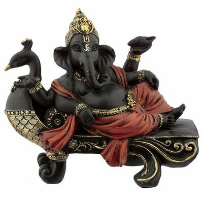 Statue Ganesh sur banc
