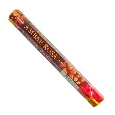 Encens Ambre et Rose 20 grs Hem