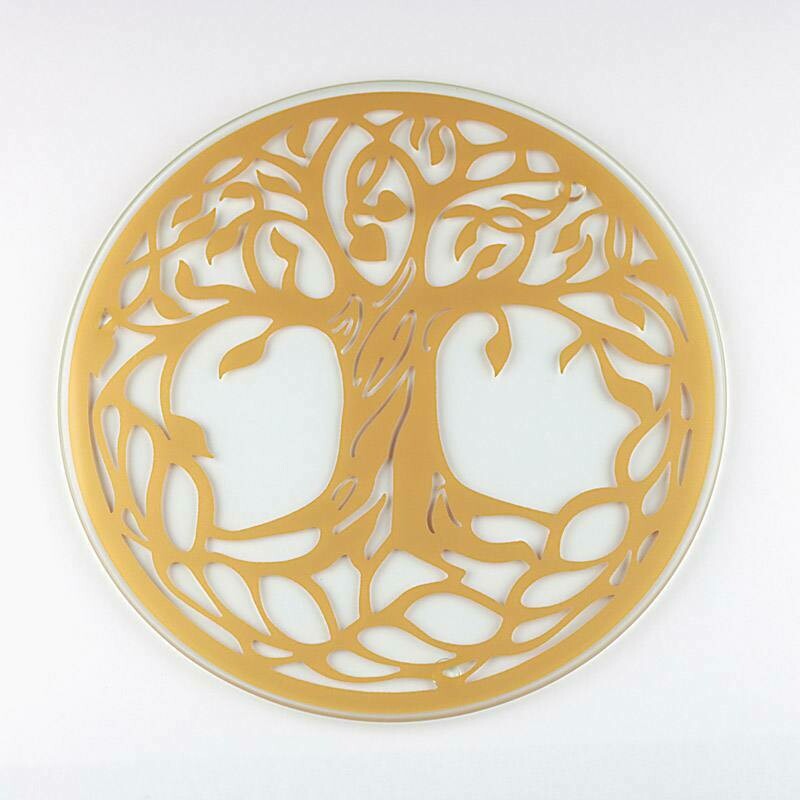 Support en verre Arbre de vie 19 cm