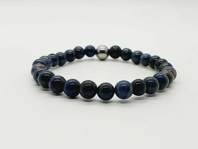 Bracelet Dumortierite, 8 mm