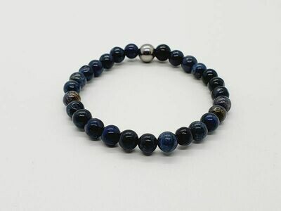 Bracelet Dumortierite, 8 mm