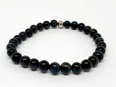 Bracelet oeil de faucon, 6 mm