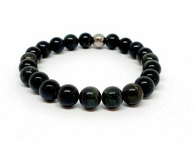 Bracelet oeil de faucon, 8 mm
