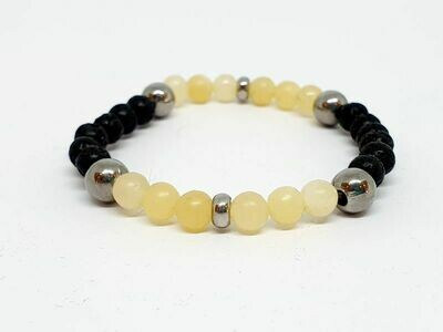 Bracelet calcite jaune