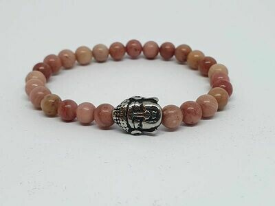 Bracelet Rhodonite, 6 mm