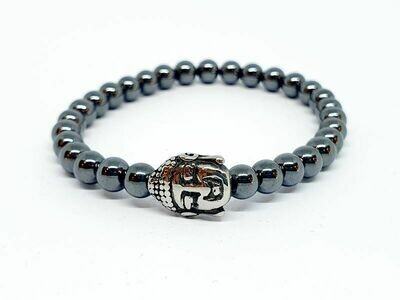 Bracelet Hématite, 6 mm