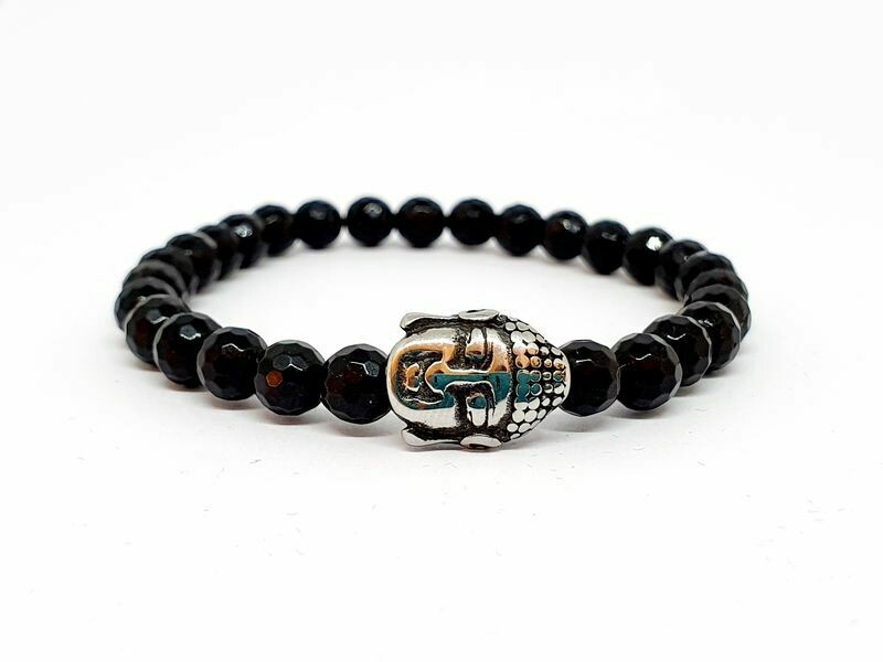 Bracelet Tourmaline facettée, 6 mm