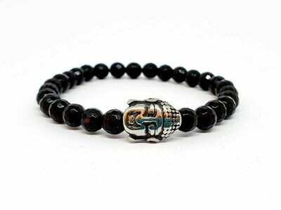 Bracelet Tourmaline facettée, 6 mm