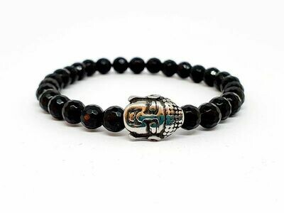 Bracelet Tourmaline facettée, 6 mm