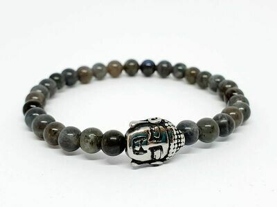 Bracelet labradorite, 6 mm