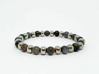 Bracelet labradorite, 6 mm