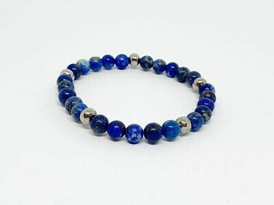 Bracelet Lapis Lazuli, 6 mm