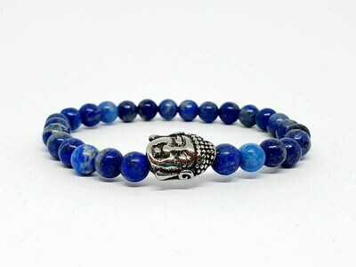 Bracelet Lapis Lazuli, 6 mm