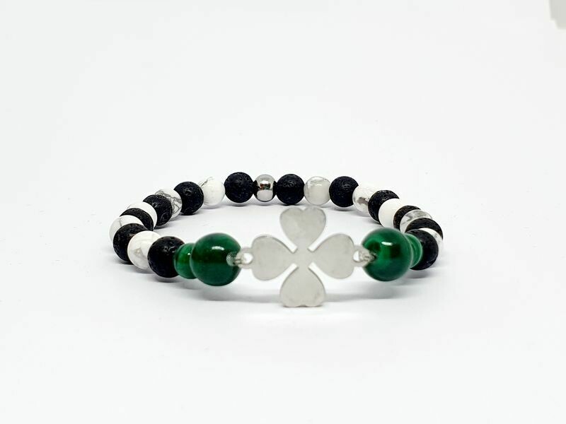 Bracelet douleurs ossature et rhumatisme, 8 mm et 6 mm